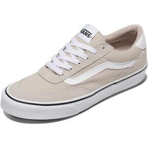 Mens Low Top Suede Canvas Sneakers Casual Street Style Lace Up Skate Shoes